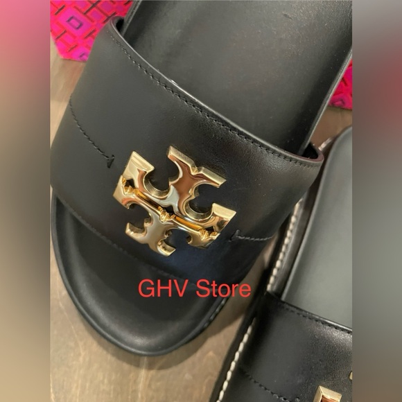 Tory Burch Everly Anatomic Lug Paris Nappa Slide - Picture 4 of 6